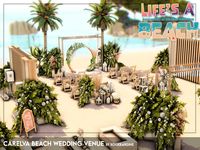 The Sims Resource - Life's a Beach - Carelva Beach Wedding Venue (NO CC)