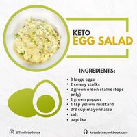 Keto Detox on Instagram: “Here is a keto #eggsalad! • • ✅ Follow @theketodetox for more!”