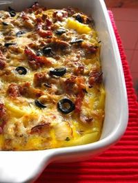 Batatas com atum no forno (aproveitamentos) | As receitas lá de casa