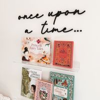 Once Upon a Time Cut Out Nursery Wall Decor Reading Wall - Etsy