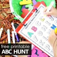 Garden ABC Letter Hunt - Fantastic Fun & Learning