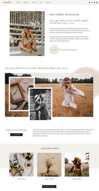 Lifestyle website. Photographer website. Photographer branding. photography website. Boho website design. Boho photographer. Collage. Collage mood board. Collage website. Branding collage. Destination wedding photographer. Adventure photographer.