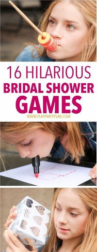 16 of the best bridal shower games ever, these look like so much fun! I'm definitely using these bridal shower game ideas at my sister's bridal shower!