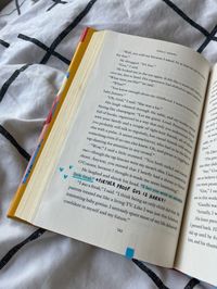 book annotations | beach read by emily henry | january & gus