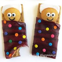 Sleeping Bag Snacks Graham Crackers and Cookies