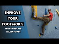 (243) Intermediate Climbing Footwork Technique: Inside & Outside Edging, Toes and Heels - YouTube