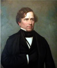 Franklin Pierce was the 14th President of the United States and is the only President from New Hampshire. Pierce was a Democrat and a "doughface" who served in the U.S. House of Representatives  He lived: Nov 23, 1804 - Oct 08, 1869 and died at age 64  Height: 5' 10" (1.78 m)  Children: Benjamin Pierce · Franklin Pierce, Jr. · Franklin Robert Pierce  Vice President: William R. King  Spouse: Jane Pierce (1834)  Party: Democratic Party