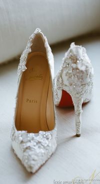 Louboutin Wedding Shoes - gorgeous!