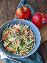 Creamy Apple Broccoli Slaw made with Pazazz Apples