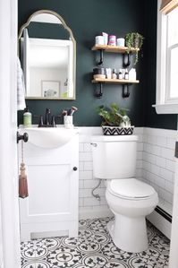 Benjamin Moore - Salamander  – emilyeveryday 27 Inspirational Bathroom Color Ideas #bathroompaintcolorschemes #bathroompaintcolors  #bathroomideas  #bathroomcolorideas #bathroompaintideas