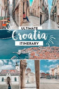 Croatia Itinerary 7 days | Croatia travel photography | Croatia travel destinations Dubrovnik Split Zagreb beaches beautiful places to visit | Croatia travel guide to beautiful cities and national parks #croatia #croatiafulloflife