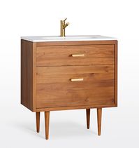 Marquam Teak Single Vanity | Rejuvenation