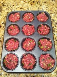 Mini Meatloaf 15 minutes in oven! Trevor's favorite!