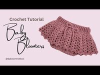 How to crochet baby bloomers with a skirt | Beginner friendly | The Bridie Bloomers - YouTube