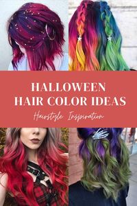 Looking for the perfect Halloween hairstyle? We’ve compiled the selection of over 30 most creative Halloween hair color ideas, to give you plenty of inspiration for a cool hairstyle for Fright Night.