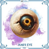 Hag's Eye - Wondrous Item, Rare (Requires Attunement)

Hags always fascinated me. I think they are able to invoke the most memorable social encounters, as you can never guess a clever hag's goals or plans. One reason for that is the weird magic to use to craft their even weirder trinkets. Here, is one of them!

Art by Midjourney.

#dnd #dungeonsanddragons #5e #homebrew #art #magicitem #item #hag #eye