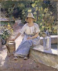 Theodore Robinson "The Watering Pots", no date