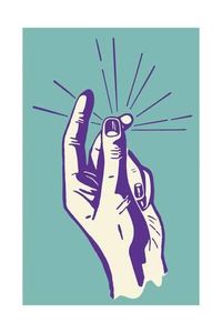 Art Print: Hand Snapping Fingers Art Print by Pop Ink - CSA Images : 24x16in