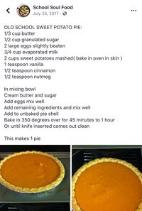 Sweet Potato Pie