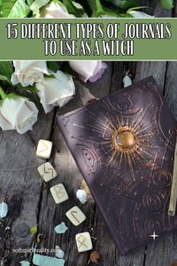 15 ideas of journals to keep as a witch  #grimoire #bookofshadows #journals #witch