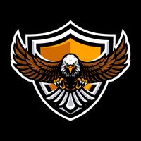 Eagle logo for a sport team Premium Vect... | Premium Vector #Freepik #vector #logo #school #sport #bird