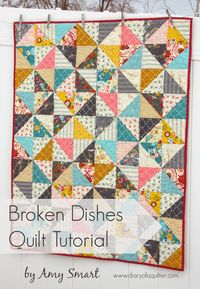 Half Square Triangle baby quilt pattern