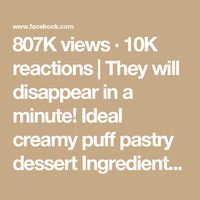 807K views · 10K reactions | They will disappear in a minute! Ideal creamy puff pastry dessert

Ingredients:
puff pastry: 500 g (18 oz)
soft butter: 30 g (1.1 oz)
eggs: 1 pc
dark chocolate: 100 g (3.5 oz)
vegetable oil: 20 ml (0.7 fl oz)
walnut: 100 g (3.5 oz)
eggs: 1 pc
sugar: 50 g (1.8 oz)
corn starch: 50 g (1.8 oz)
milk: 500 ml (17 fl oz)
OVER MEDIUM FIRE: 10 MIN
whipping cream: 300 ml (10 fl oz) | Appetizing.tv