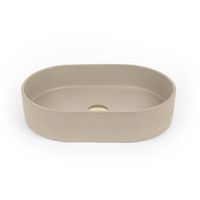 Mini Manhattan Oval Concrete Bathroom Sink – Concretti Designs