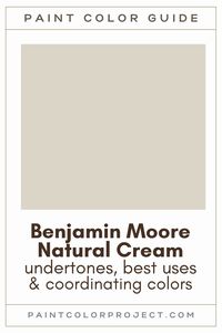 Looking for the perfect greige paint color for your home? Let’s talk about Benjamin Moore Natural Cream and if it might be right for your home!