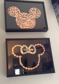 Disney World, press pennies  Mickey Mouse, Minnie Mouse. Epcot, Animal Kingdom, Hollywood Studios