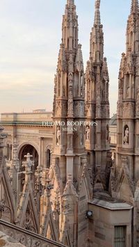 Views don’t get any better than this in Milan 😍 While in the city, a visit to the rooftops of the Duomo is a must ❤️ Have you been? #milan #milano #italia #italy