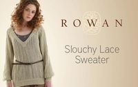 Free Pattern - Rowan Slouchy Lace Sweater