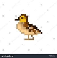 Vector Illustration Pixel Art Duckling Isolated: Stock-Vektorgrafik (Lizenzfrei) 461661517 | Shutterstock