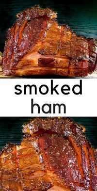 Double Smoked Ham with Strawberry Glaze - The Bearded Hiker