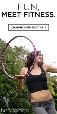 Burn 420 Calories with Hoopnotica's Hula Hoop workout program. Click Here.