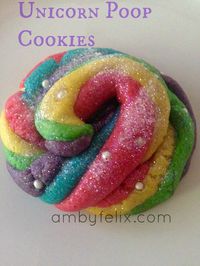 Amby Felix: How to Make Unicorn Poop Cookies http://www.ambyfelix.com/2014/09/how-to-make-unicorn-poop-cookies.html