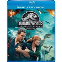 It's been four years since theme park and luxury resort Jurassic World was destroyed by dinosaurs out of containment. Isla Nublar now sits abandoned by humans while the surviving dinosaurs fend for themselves in the jungles.     When the island's dormant volcano begins roaring to life, Owen (Chris Pratt) and Claire (Bryce Dallas Howard) mount a campaign to rescue the remaining dinosaurs from this extinction-level event. Owen is driven to find Blue, his lead raptor who's still missing in the wild