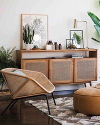 MODERN MEETS RETRO There's no denying that Rattan has made a comeback 👆🏻 Serious room envy here - especially that Anja Buffet 🙌🏻 Shop the look now!