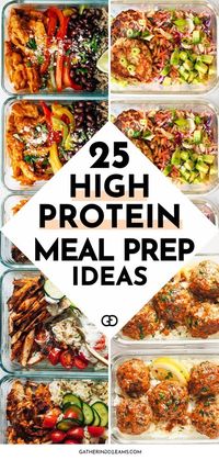 These healthy high protein meal prep recipes are an easy way to reduce stress during the week, while adding more protein into your diet. From juicy meatballs to protein-powered salads and bento bowls, these tasty recipes will keep you super satisfied!