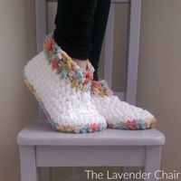 Cloud 9 Slippers Crochet Pattern - The Lavender Chair