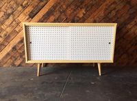 Custom Mid Century Style Maple Credenza – The Hunt Vintage