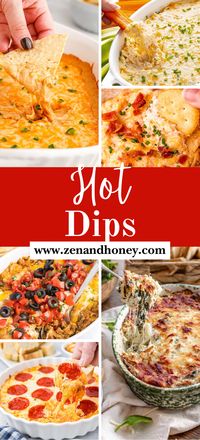 These are the best party dips ever! Hot dip appetizers, warm dip recipes, hot dips for appetizers parties, party dip recipes, dips for a party, chip dips, best dip recipes, easy dips, hot dips, warm dips, hot party appetizers, crockpot dip recipes.