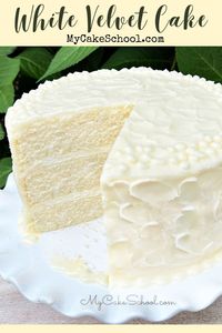 White Velvet Cake