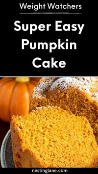 Indulge in a quick and delicious Weight Watchers 2 Ingredient Pumpkin Cake! This simple dessert combines just spice cake mix and canned pumpkin for a moist, flavorful treat that's perfect for Fall and Thanksgiving. Ready in under 30 minutes, it's low in points but high in taste, making it a guilt-free way to enjoy the season. Whether for a holiday gathering or an everyday sweet fix, this easy cake recipe is sure to please. Enjoy a slice and embrace the cozy flavors of Fall!