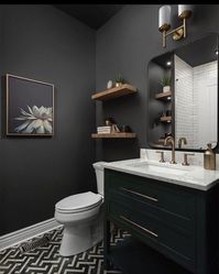 red and black half bathroom ideas black half bathroom storage vintage black half bathroom ideas black half bathroom decor gray black and white half bathroom black and cream half bathroom half bathroom black fixtures black gold white half bathroom black luxury half bathroom half bathroom painted black half bathroom remodel black black vanity in half bathroom black half bathroom walls