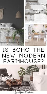 Going from modern farmhouse to boho is easy! This tutorial will walk you through what you need to add to your home to get the boho style. #bohostyle #californiacool #bohodecor