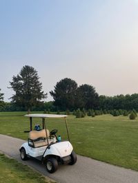 golf day #golf #golfgirl #sunset #golfcourse #golfaesthetic #aesthetic #summer