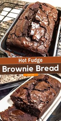 That's what you get with Hot Fudge Brownie Bread, a dessert that's sure to satisfy your deepest chocolate cravings. This treat combines the best elements of brownies and bread, creating a moist, dense, and chocolate-packed experience with every slice. Serve it warm to enjoy the gooey hot fudge swirls, making it a perfect dessert for chocolate lovers. It's a show-stopping addition to any gathering or a sweet ending to a family dinner. #BrownieBread #ChocolateLovers #DessertTime