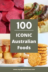 Check out these iconic Australian foods to try as you travel Australia or to add ot your bucket list! Bush tucker, snacks, meals, lollies, chocolates, breakfast and lunch dishes. #australian #food #bushtucker #vegemite #popular