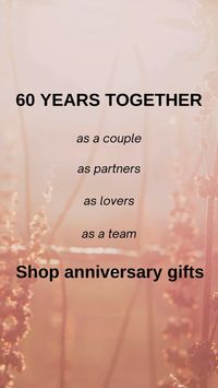 A rare occasion. 60 Years of Love, Unity, Friendship, Couple, Teamwork as family. Shop 60th anniversary party gifts. Explore photo frames, wall decor, wall frames, plaques, wooden wall clocks and more, personalized with your names and date of marriage. Engraved with love quotes, couple quotes, life quotes, marriage quotes, wedding quotes, anniversary poems. All our products are made in USA.